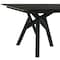 Armen Living Cortina 79" Mid-Century Modern Black Wood Dining Table with Black Legs LCCODIBL - alternate 6